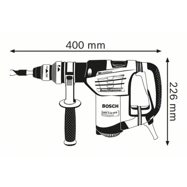 Bosch 0 611 332 101 rotary hammer 900 W 800 RPM