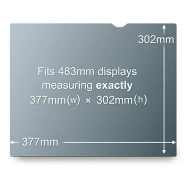 3M Black Privacy Filter for Desktops PF19.0