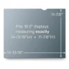 3M Black Privacy Filter for Desktops PF19.0