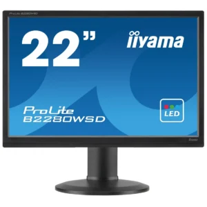 iiyama ProLite B2280WSD-B1 LED display 55.9 cm (22″) 1680 x 1050 pixels Black