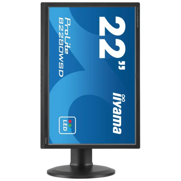 iiyama ProLite B2280WSD-B1 LED display 55.9 cm (22″) 1680 x 1050 pixels Black
