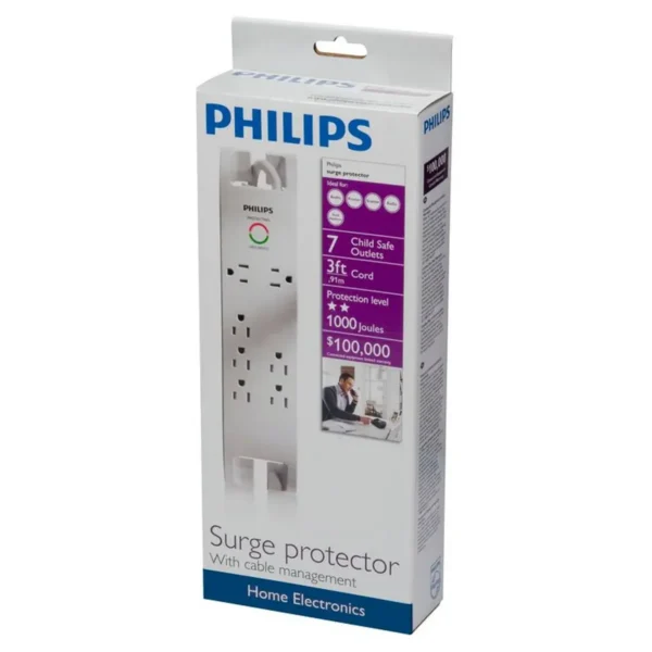 Philips SPP3070E/17 surge protector White 7 AC outlet(s) 0.9 m