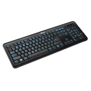 Trust eLight keyboard USB QWERTY Black