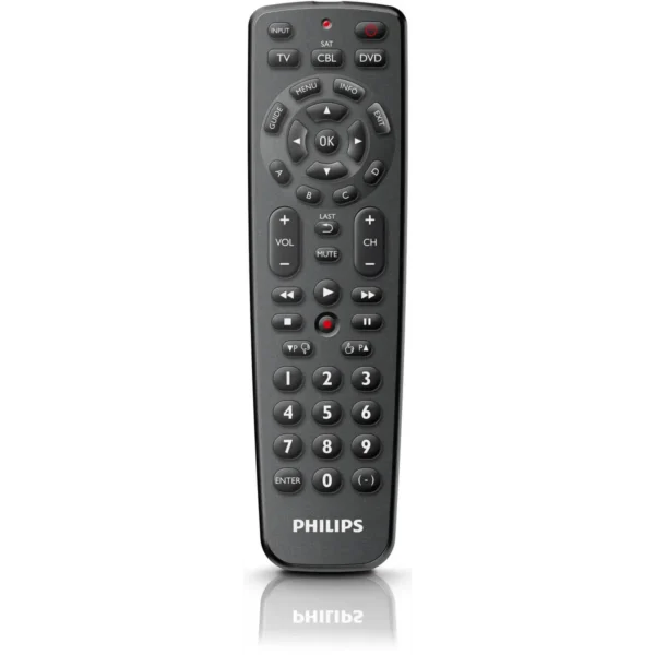 Philips Perfect replacement SRP1103/27 remote control IR Wireless DTV, DVD/Blu-ray, DVDR-HDD, DVR, SAT, TV Press buttons