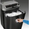 Fellowes 70S paper shredder Strip shredding 23 cm Black, Silver