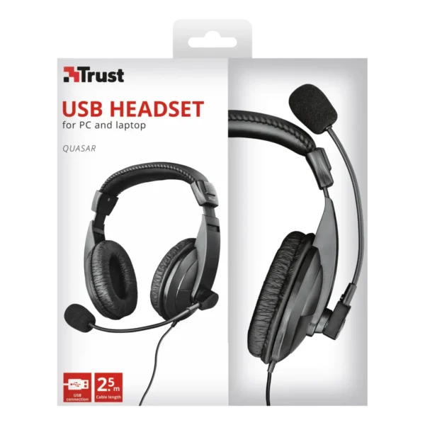 Trust Pulsar USB Headset Wired Calls/Music