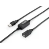 Equip USB 2.0 Type A Active Extension Cable Male to Female, 10m