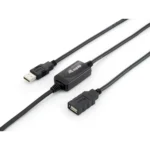 Equip USB 2.0 Type A Active Extension Cable Male to Female, 10m