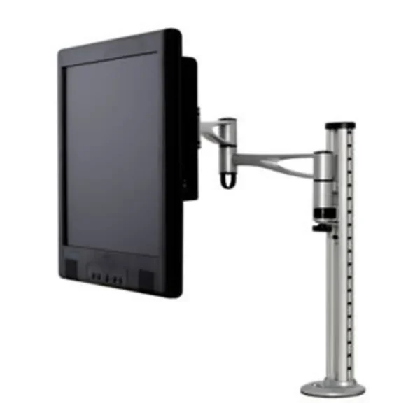 Peerless TRDA730C/SI monitor mount / stand 61 cm (24″) Desk Silver