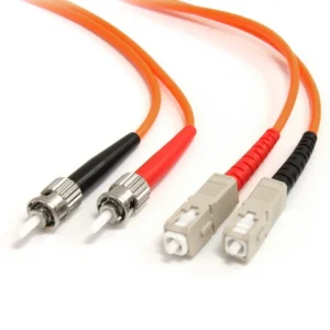 StarTech.com Fiber Optic Cable – Multimode Duplex 62.5/125 – LSZH – ST/SC – 3 m