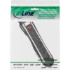InLine Socket Strip, Aluminum, 3-way with protection, switch, 1.5m
