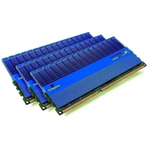 HyperX 6GB, 2000MHz, DDR3, Non-ECC CL8 (8-8-8) DIMM (Kit of 3) XMP Tall HS UL memory module 3 x 2 GB