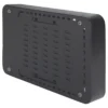 Manhattan Drive Enclosure (Euro 2-pin plug), 5 Gbps (USB 3.2 Gen1 aka USB 3.0), SATA, 3.5″, One-touch backup button, SuperSpeed USB, Black, Sturdy, Plastic, Three Year Warranty, Boxed