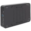 Manhattan Drive Enclosure (Euro 2-pin plug), 5 Gbps (USB 3.2 Gen1 aka USB 3.0), SATA, 3.5″, One-touch backup button, SuperSpeed USB, Black, Sturdy, Plastic, Three Year Warranty, Boxed