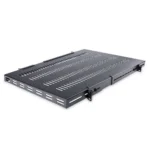 StarTech.com 1U 4-Post Adjustable Vented Server Rack Mount Shelf – 330lbs(150 kg) – 19.5 to 38in Adjustable Mounting Depth Universal Tray for 19″ AV/ Network Equipment Rack – 27.5in Deep