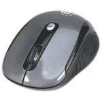 Manhattan Performance Wireless Mouse, Black, Adjustable DPI (1000, 1500 or 2000dpi), 2.4Ghz (up to 10m), USB, Optical, Four Button with Scroll Wheel, USB micro receiver, AA battery (included), Low friction base, Three Year Warranty, Blister