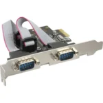 InLine Interface Card 2x Serial 9 Pin PCIe (PCI-Express)