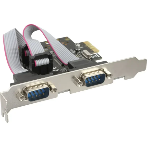 InLine Interface Card 2x Serial 9 Pin PCIe (PCI-Express)