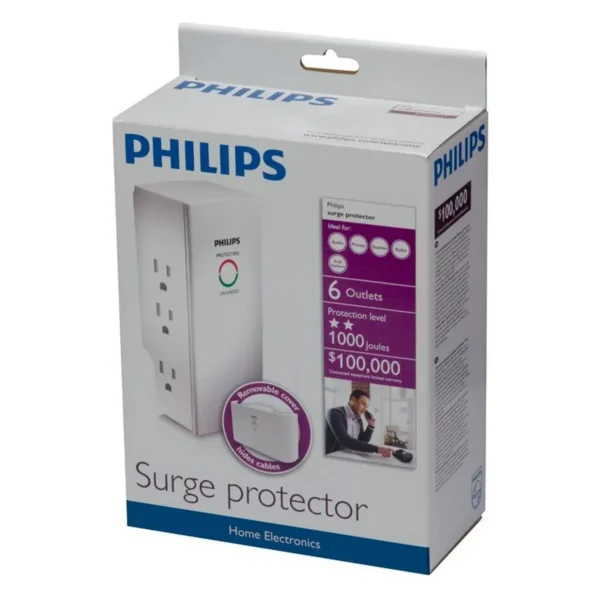 Philips Home Electronics Surge Protector SPP3060Y/17