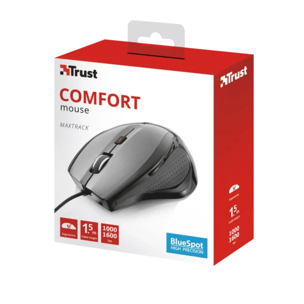 Trust MaxTrack mouse USB Type-A BlueTrack 1000 DPI