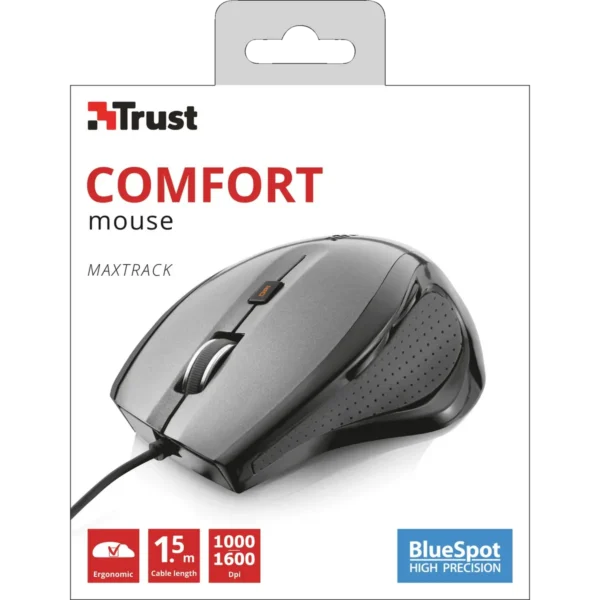 Trust MaxTrack mouse USB Type-A BlueTrack 1000 DPI