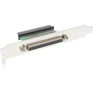 InLine SCSI III U320 Slot Bracket 68 Pin mini Sub-D F/F interior to exterior