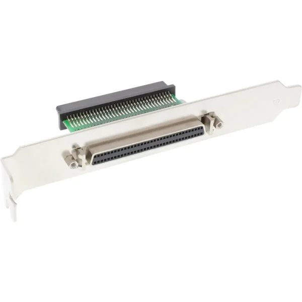 InLine SCSI III U320 Slot Bracket 68 Pin mini Sub-D F/F interior to exterior