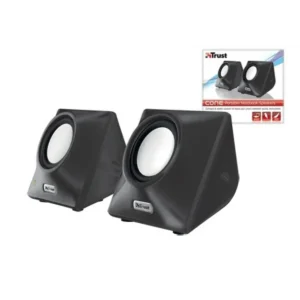 Trust Cone Portable Notebook Speakers Black Wired