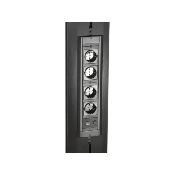 Multibrackets M Public Display Stand Pillar 210 Black, incl, 220V Power Rail