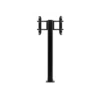 Multibrackets M Public Display Stand Pillar 210 Black, incl, 220V Power Rail