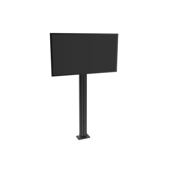 Multibrackets M Public Display Stand Pillar 210 Black, incl, 220V Power Rail