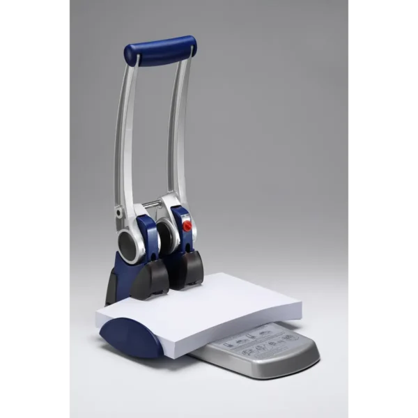 Rexel HD2300X Ultra Heavy Duty 2 Hole Punch Silver/Blue
