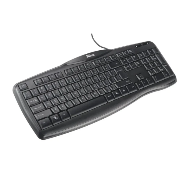 Trust Convex keyboard Office USB Black