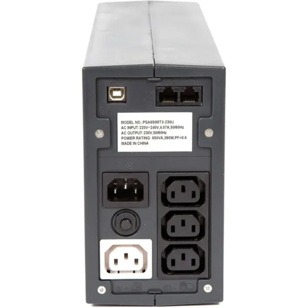 Vertiv Liebert PSA 650VA uninterruptible power supply (UPS) Line-Interactive 0.65 kVA 390 W 4 AC outlet(s)