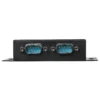 StarTech.com 2 Port Industrial Wall Mountable USB to Serial Adapter Hub with DIN Rail Clips