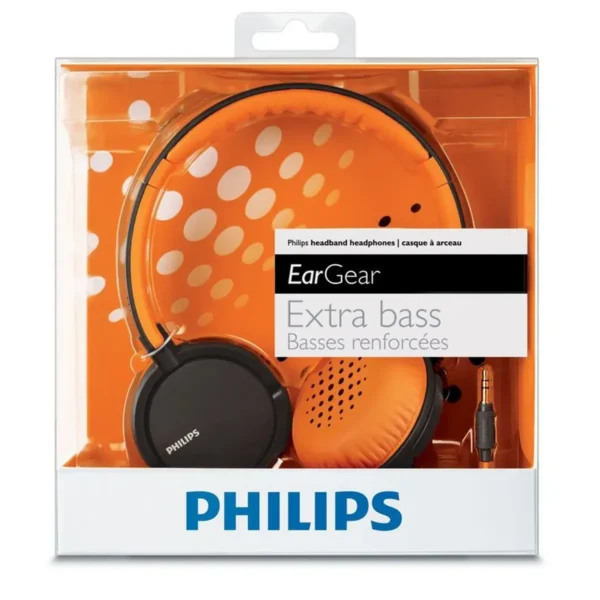 Philips SHL5001/28 headphones/headset Wired Head-band Brown, Orange