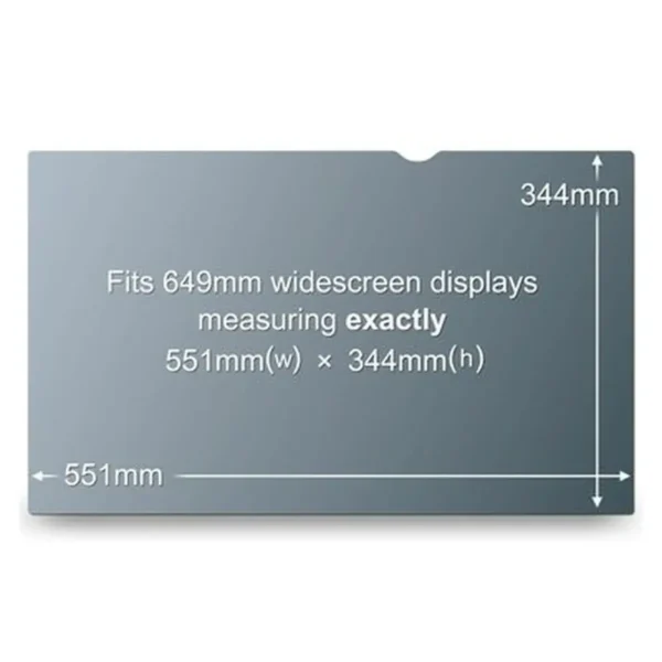 3M PF26.0W Privacy Filter for Widescreen Desktop LCD Monitors
