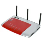 FRITZ! Box WLAN 3270 + WLAN Stick wireless router Fast Ethernet Dual-band (2.4 GHz / 5 GHz) Grey, Red