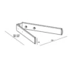 Multibrackets M Public Display Stand Frontshelf Silver