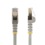 StarTech.com 7ft CAT6a Ethernet Cable – 10 Gigabit Shielded Snagless RJ45 100W PoE Patch Cord – 10GbE STP Network Cable w/Strain Relief – Gray Fluke Tested/Wiring is UL Certified/TIA