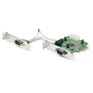 StarTech.com Discontinued and replaced by PEX2S953LP – 2 Port Low Profile Native RS232 PCI Express Serial Card with 16950 UART