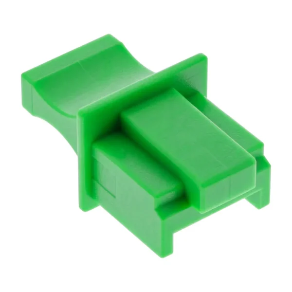 InLine Dust Cover for RJ45 female, green, 100 pcs.