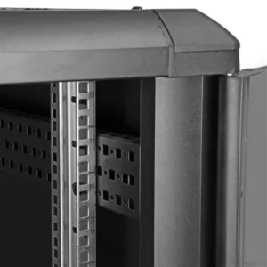 StarTech.com 4-Post 22U Server Rack Cabinet, Lockable 19″ Data Rack Cabinet for Computer / AV / IT Equipment, Office / Home Network Rack with Casters & Adjustable Mounting Rails