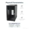 StarTech.com 4-Post 22U Server Rack Cabinet, Lockable 19″ Data Rack Cabinet for Computer / AV / IT Equipment, Office / Home Network Rack with Casters & Adjustable Mounting Rails