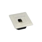 InLine Cat.6 Connection Box 2x RJ45 female to RAL9010 white horizontal