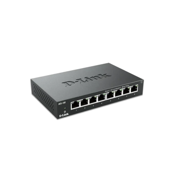 D-Link 8-Port Fast Ethernet Unmanaged Desktop Switch