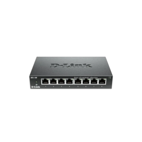 D-Link 8-Port Fast Ethernet Unmanaged Desktop Switch