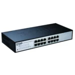 D-Link DES-1100-16 network switch Managed L2 Fast Ethernet (10/100) 1U Black