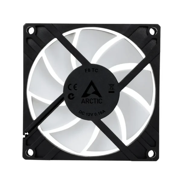 ARCTIC F8 TC – 3-Pin Temperature-controlled fan with standard case