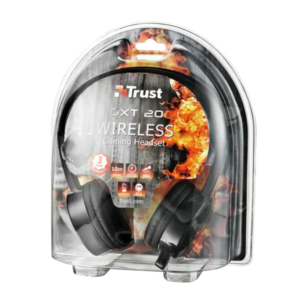 Trust GXT 20 Headset Wireless Head-band Gaming Black
